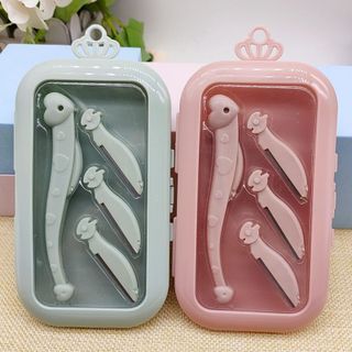 Bộ 4 Cây Dao Cạo Lông Mày, Lông Mặt Gấp Gọn