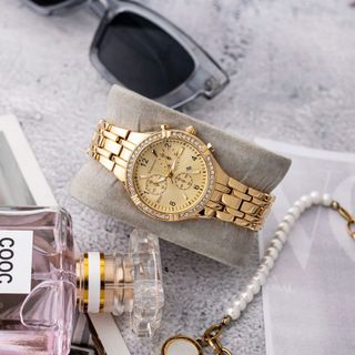 Đồng hồ nữ dây inox Bonaier 0376 mặt tròn chính hãng đeo tay thời trang