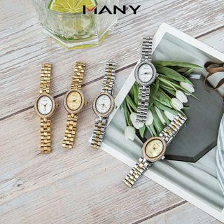 Đồng hồ nữ dây inox Bonaier 0294 mặt ovan chính hãng đeo tay thời trang