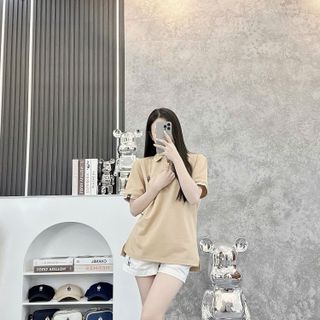 Áo thun cổ bẻ nữ, áo polo nữ cao cấp