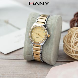 Đồng hồ dây inox Bonaier 029 mặt tròn chính hãng đeo tay thời trang
