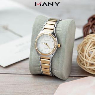 Đồng hồ dây inox Bonaier 029 mặt tròn chính hãng đeo tay thời trang