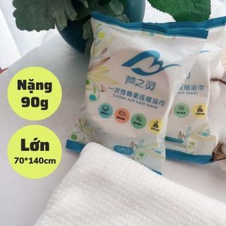 Khăn Tắm Nén Du Lịch Cotton (70x140)