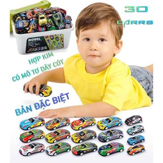 HỘP 30 CHIẾC SIÊU XE CHẠY DÂY CÓT