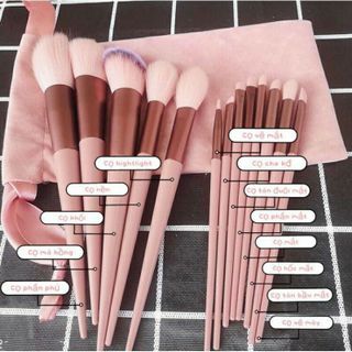 Cọ Fix Hồng 13 Cây,Cọ Trang Điểm