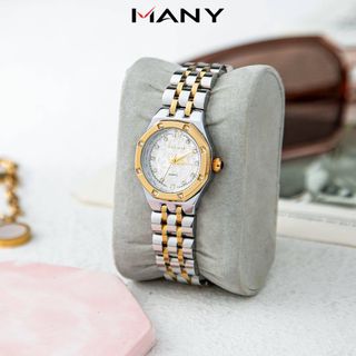 Đồng hồ nữ dây inox Bonaier 297A mặt lục giác chính hãng đeo tay thơi trang