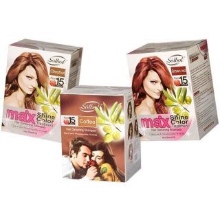 Dầu Gội Nhuộm Tóc Max Shine Color Màu Nâu Hạt Dẻ