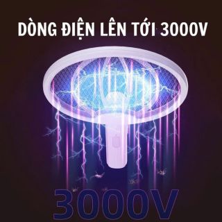 VỢT DIỆT MUỖI THÔNG MINH GẤP GỌN 2 IN 1 KIÊM ĐÈN BẮT MUỖI TỰ ĐỘNG BAN ĐÊM GD202 - LADY'S PASSION