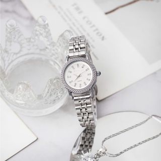 Đồng hồ nữ dây inox Bonaier 318 mặt tròn chính hãng đeo tay thời trang