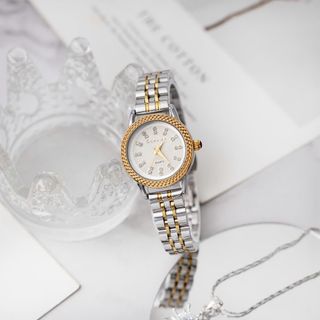 Đồng hồ nữ dây inox Bonaier 318 mặt tròn chính hãng đeo tay thời trang