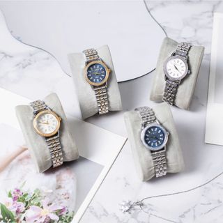 Đồng hồ nữ dây inox Bonaier 318 mặt tròn chính hãng đeo tay thời trang