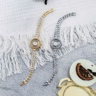 Đồng hồ lắc nữ 8304 mặt tròn chính hãng đeo tay thời trang