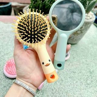 Lược Chải Tóc Kèm Gương gỡ rối
