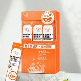 Mặt nạ sủi bọt cà rốt