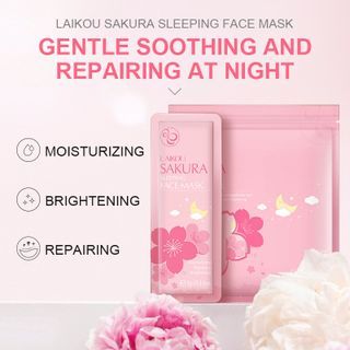 Mặt Nạ Ngủ Trà Xanh Matcha Sakura Laikou bịt 15 gói