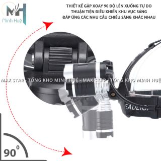 ĐÈN PIN ĐỘI ĐẦU SIÊU SÁNG 3 BÓNG LED T6-03 CHIẾU XA TRĂM MÉT CHỐNG NƯỚC, VA ĐẬP TỐT ĐÈN LED PHA ĐI ĐÊM CAO CẤP GD203 - LADY'S PASSION
