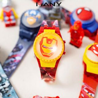 Đồng hồ trẻ em đèn led đổi màu 2 in 1