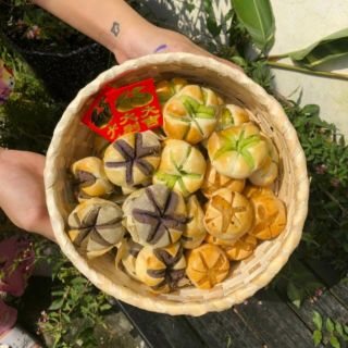 Bánh đồng tiền dừa nướng mix 3 vị (270G)