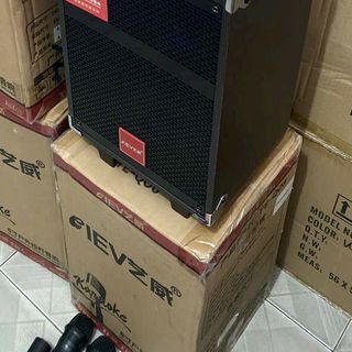 LOA KÉO  HÁT KARAOKE EIEV YEQ08 - KÈM 2 MICRO
