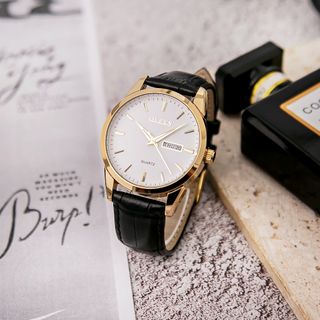 Đông hồ dây da nam Olevs 6623G mặt tròn đeo tay thời trang