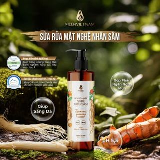 Sữa Rửa Mặt Mela Nghệ Nhân Sâm 200ml