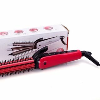Máy Làm Tóc 3 In 1 Đa Năng Lược Điện Nova
