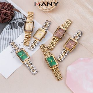 Đồng Hồ Olivia Mặt Vuông, Dây Mạ Vàng Bạc, Thoải Mái Khi Đeo Many