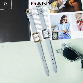 Đồng Hồ Dây Da Olivia 7 Fi Mặt  Chữ Nhât Đính Đá Trong Và Ngoài , Thoải Mái Khi Đeo Many