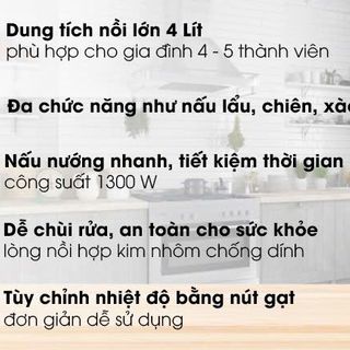 Nồi lẩu điện Supor HFK26EVN-130 4 lít