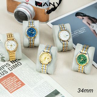Đồng Hồ Thời Trang Katino 047 Nhỏ Mặt Tròn Có Đính Đá Theo Thời Gian, Thoải Mái Khi Đeo Many