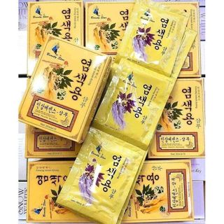 Hộp 10 gói dầu gội đen tóc nhân sâm Hàn Quốc