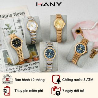Đồng Hồ Nữ Bonaier 0345 Fi Mặt Đồng Hồ Tròn Đính Đá Xung Quanh, Thoải Mái Khi Đeo MANY