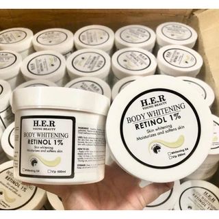 Kem Dưỡng Trắng Da Body Her Retinol 1% (500g)