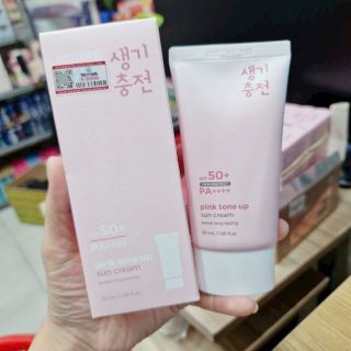Kem chống nắng Hàn Quốc Pretty Skin Pink Tone Up