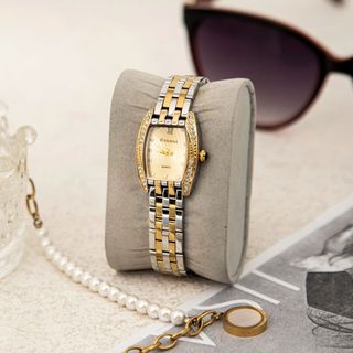 Đồng hồ nữ dây inox Bonaier 314 mặt chữ nhật chính hãng đeo tay thời trang