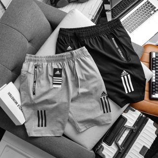 Short das thun poly 2 da dày dặn mịn mát trơn láng, co giãn 4c, 3 túi khoá kéo. Size : m l xl 2xl /2222/8c 7 màu / ri 56c