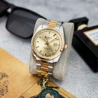 Đồng hồ nam Oshrzo 6378g mặt tròn nam tính đeo tay chính hãng thời trang