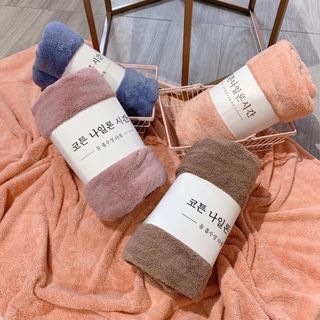 Khăn tắm hàn quốc bông siêu mềm mịn & thấm hút
