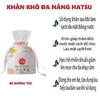 Khăn Mặt Khô Đa Năng Hatsu