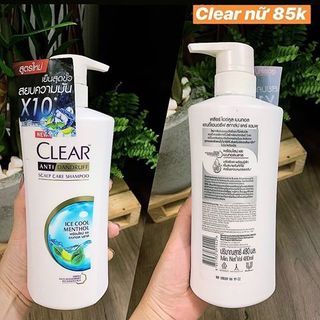 Dầu Gội Clear Bạc Hà Thái Lan 480ml