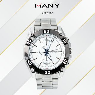 Đồng Hồ Nam Dây Kim Loại Cafuer 1887, Thể Hiện Khí Chất Người Đàn Ông Hiện Đại, Chống Nước MANY