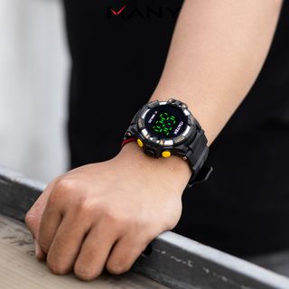 Đồng hồ điện tử thể thao cho nam Itaitek 886 - Đồng hồ Led nam năng động chống thấm nước MANY