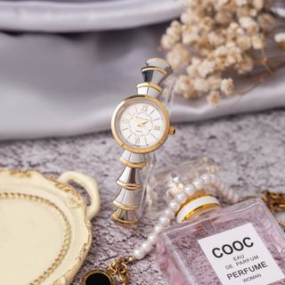 Đồng hồ nữ dây inox Bonaier 741 mặt tròn chính hãng đeo tay thời trang