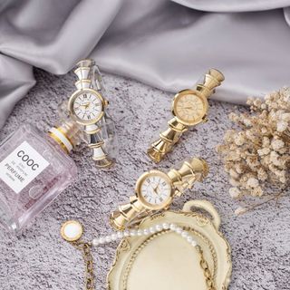 Đồng hồ nữ dây inox Bonaier 741 mặt tròn chính hãng đeo tay thời trang