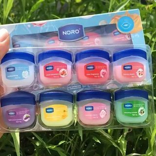 Set son dưỡng môi 8 hủ 8 hương vị Noro