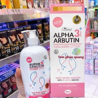 Sữa Dưỡng Thể Alpha Arbutin Collagen Lotion 3+ Plus (500ml)
