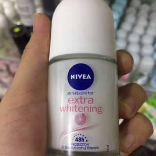 Lăn khử mùi Nivea Thái Lan nữ trắng và mịn da mờ vết thâm