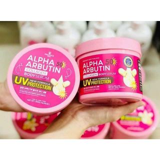 Kem Dưỡng Trắng Chống Nắng Toàn Thân Alpha Arbutin Collagen SPF50 New UV Cream Protection 500ml