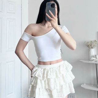 A131 Croptop tay con siêu cưng