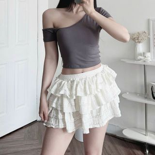 A131 Croptop tay con siêu cưng